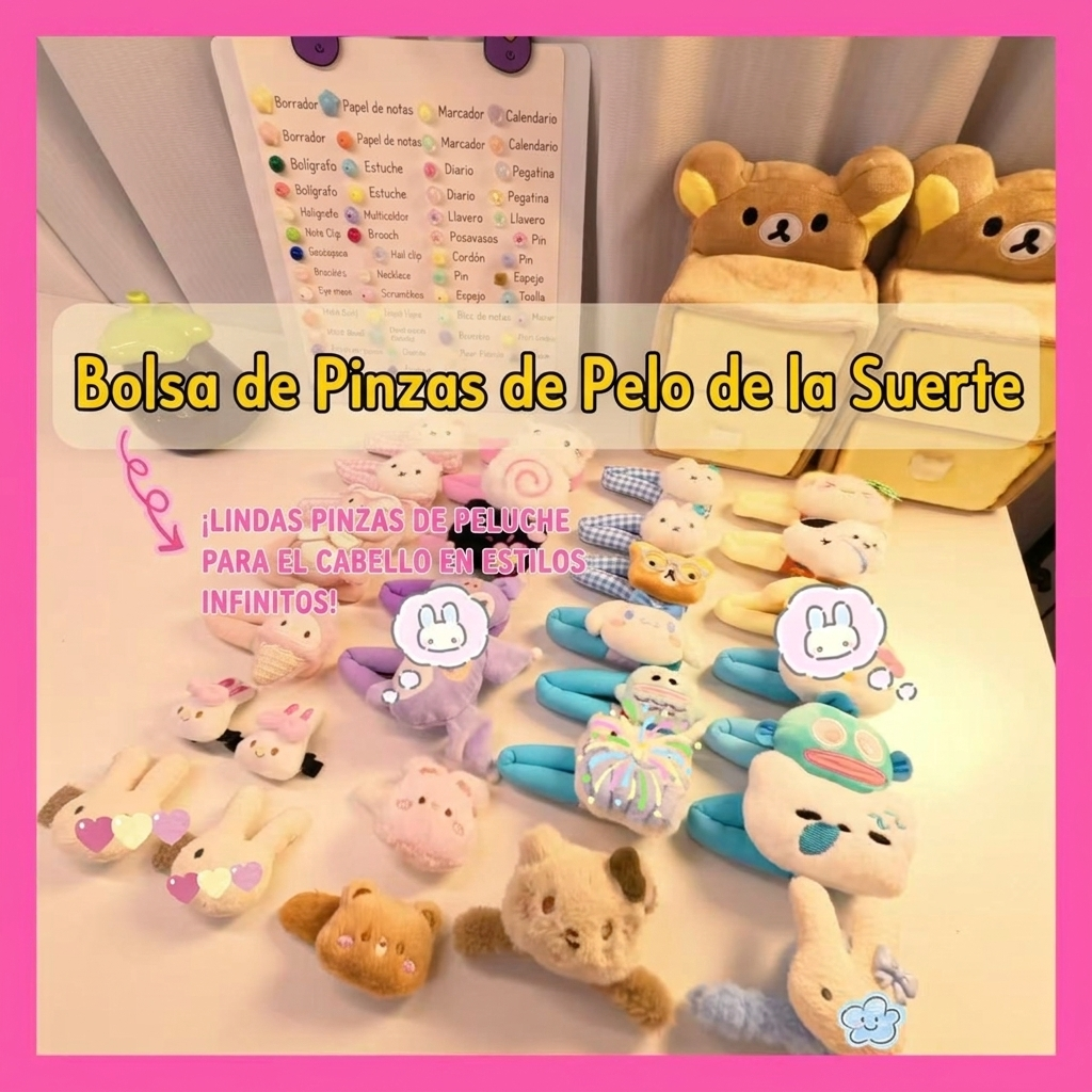 Bolso de pinzas para el pelo Lucky - 10 bolsos + al menos 2 regalos
