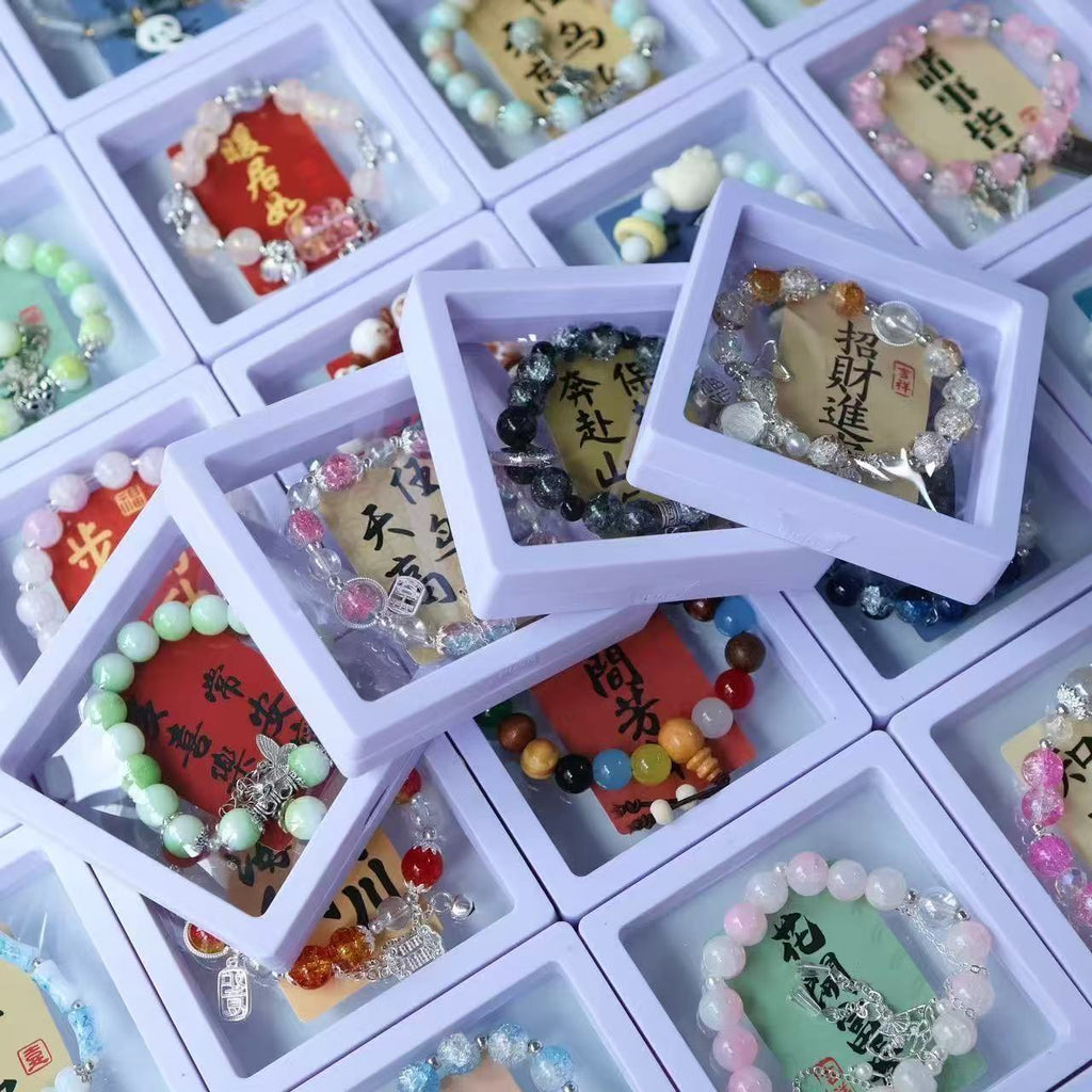 Bolsa de pulseras de la suerte - 5 bolsas (al menos 7 pulseras)